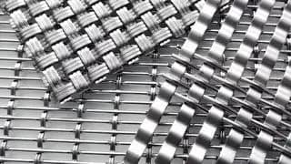 Special wire mesh samples for architectural applications
