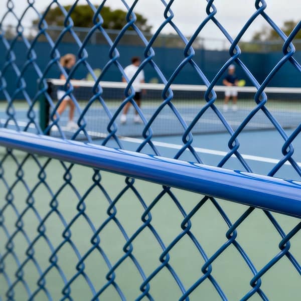 PVC Coated Steel Chain Link Fence for Sports Field