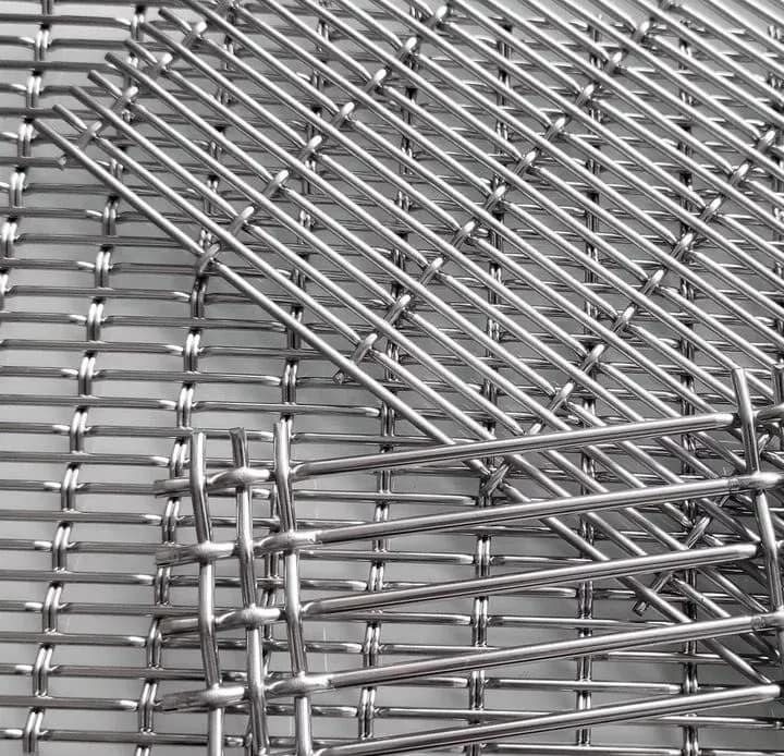 rigiid Wire mesh samples for architecture
